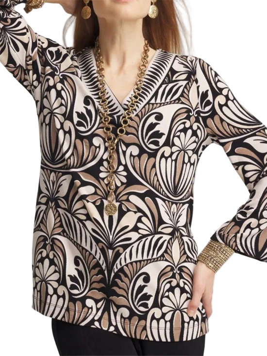 Chico's Tops - 15. NWT WOMENS CHICO’S TRAVELERS 3/XL DETAIL TOP